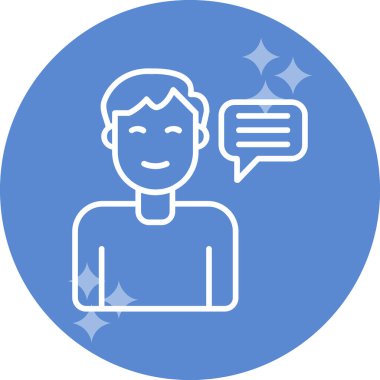 Tavsiye Ağı simgesi basit illüstrasyon