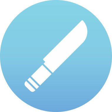 Bıçak. Web simgesi basit illüstrasyon 