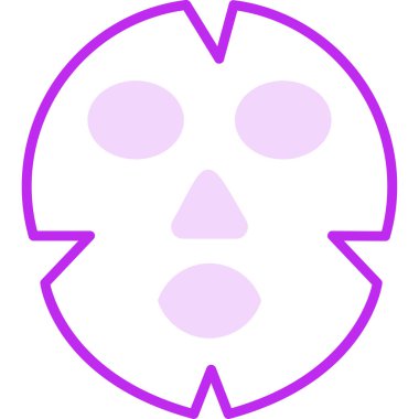 Yüz maskesi web simgesi, vektör illüstrasyonu