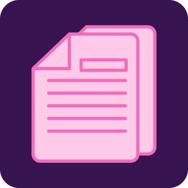 dokümanlar web simgesi vektör illüstrasyonu