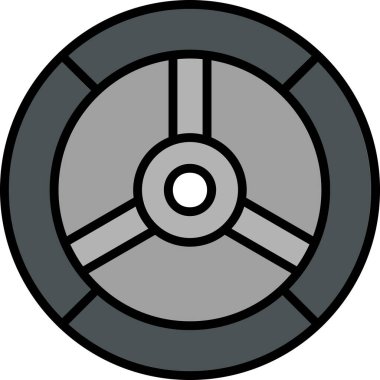 lastik simgesi vektör illüstrasyonu 