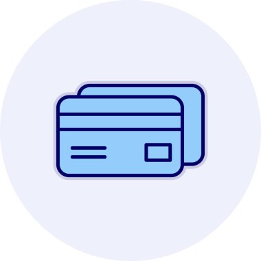 Kredi kartı iyonunun vektör çizimi