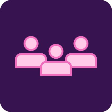 Seyirci Web simgesi vektör illüstrasyonu