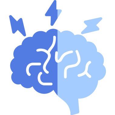 Beyin fırtınası web simgesi, vektör illüstrasyonu 