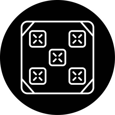 Döşeme. Web simgesi basit illüstrasyon