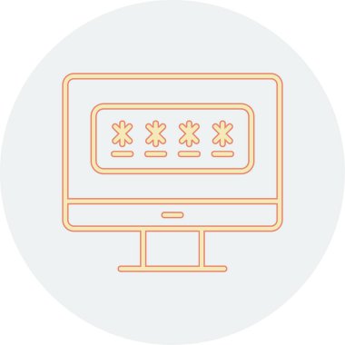password web icon vector illustration 
