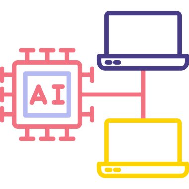 veri paylaşım simgesi. vektör illüstrasyonu        