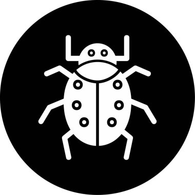 Böcek. Web simgesi basit illüstrasyon 