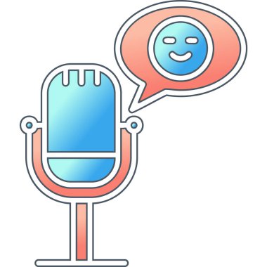 Komedi podcast simgesi, özet biçimi  