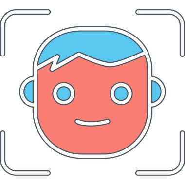 avatar erkek kullanıcı simgesi, yüz kimliği 