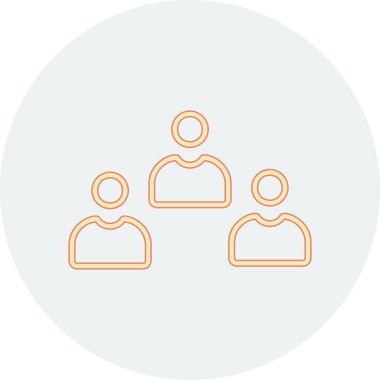 Adaylar web simgesi vektör illüstrasyonu 