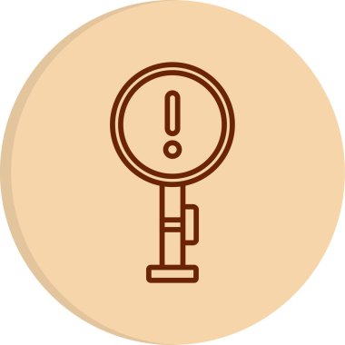 uyarı simgesi vektör illüstrasyonu