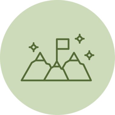 Başarı web simgesi vektör illüstrasyonu