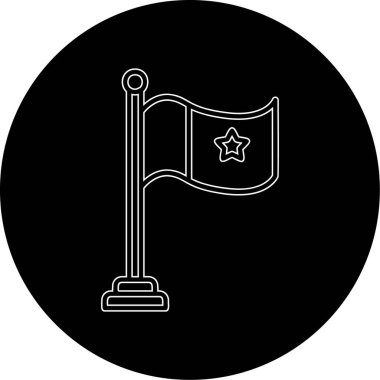 bayrak web simge vektör çizim