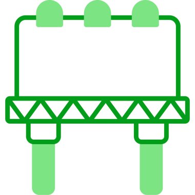 Billboard web simgesi, vektör çizim 