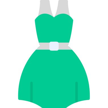 Elbise. Web simgesi basit illüstrasyon 