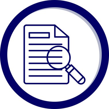 Yazılı kayıtlar ve büyüteçle filoloji kavramı, düz stil vektör illüstrasyonu