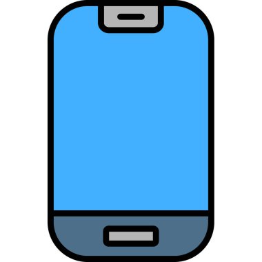 Smartphone web simgesi, vektör çizim 