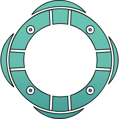 Can simidi simgesi, vektör illüstrasyonu basit tasarım