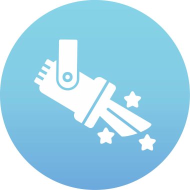 Spotlight simgesi, web basit illüstrasyon