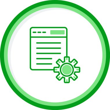 Web simgesi, vektör illüstrasyonuName