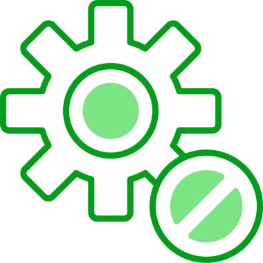 Blok simgesinin vektör illüstrasyonu