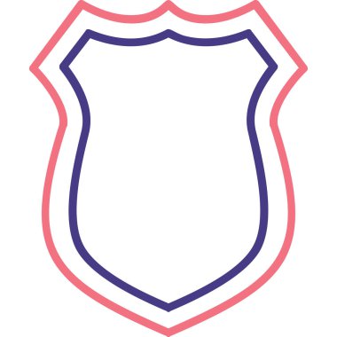 Ağ için koruma kalkanı vektör simgesi 