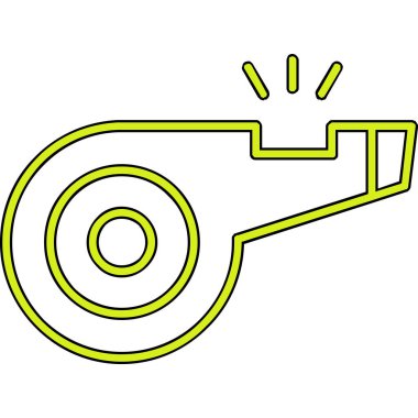 Web tasarımı için ıslık simgesi, vektör illüstrasyonu 