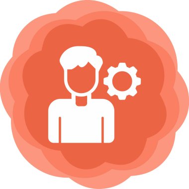 kişisel beceri simgesi, vektör illüstrasyonu basit tasarım