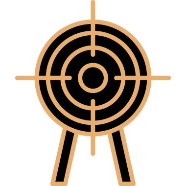 Hedef. Web simgesi basit illüstrasyon 