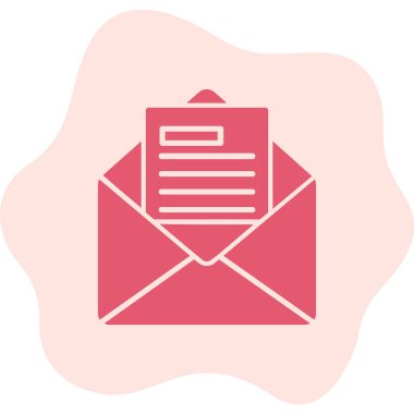 E- posta İş Teklif simgesi vektör illüstrasyonu