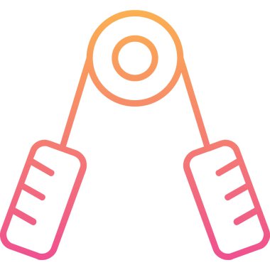 El Kavrama Ağı simgesi basit illüstrasyon