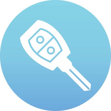 araba anahtarı vektör illüstrasyonu