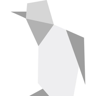 Penguen Web simgesi, vektör illüstrasyonu