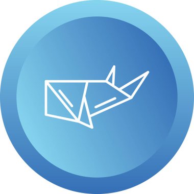 balina ağ simgesi, vektör illüstrasyonu