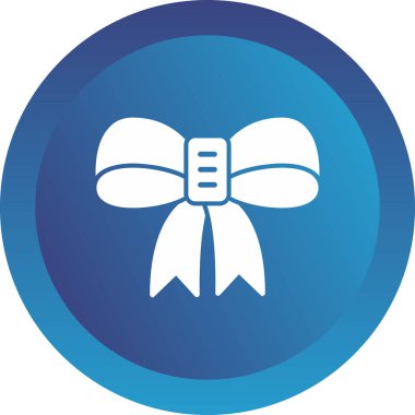 Kurdele yayı. Web simgesi basit illüstrasyon 