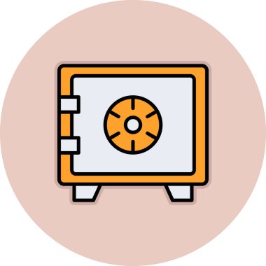 güvenli simge vektör illüstrasyonu 