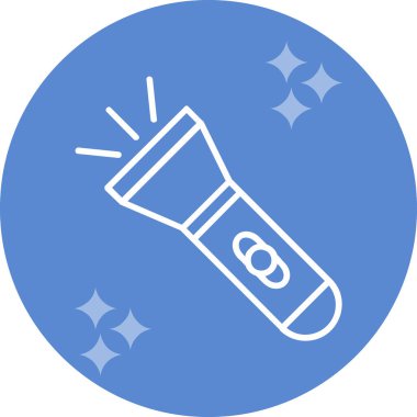 el feneri. Web simgesi basit illüstrasyon