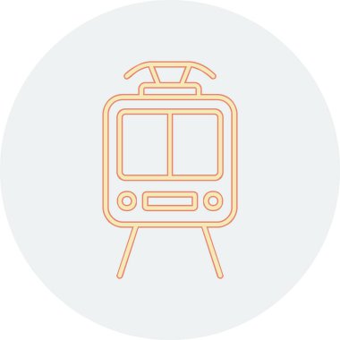 Web simgesi tren, illüstrasyon vektör 