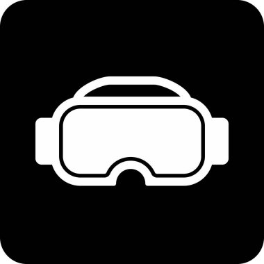 Gözlükler. Web simgesi basit illüstrasyon