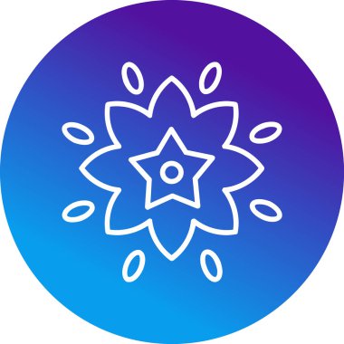 Yıldız web simge vektör çizim 