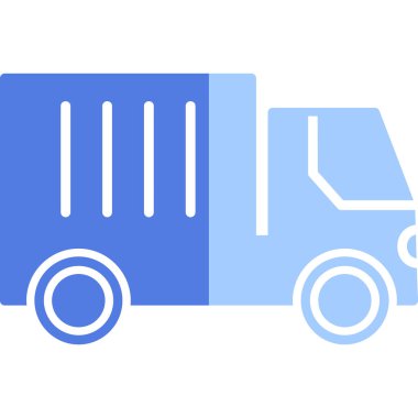 kamyon simgesi, vektör illüstrasyon tasarımı 