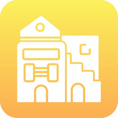 vektör evi oluşturma simgesi, modern tasarım illüstrasyonu 