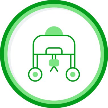 Yabani ot ağı simgesi, vektör illüstrasyonu