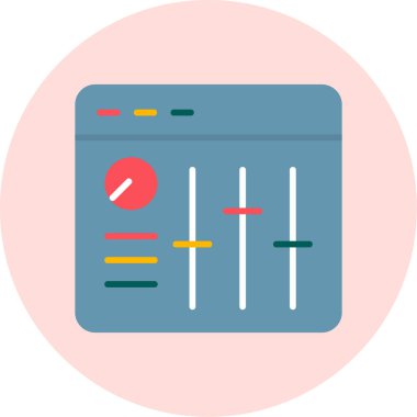 Ses Karıştırıcı vektör çizimi