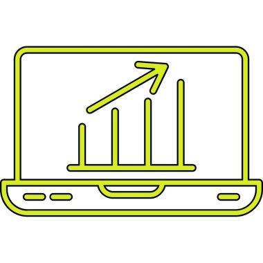 İş çizelgesi. Web simgesi basit illüstrasyon 