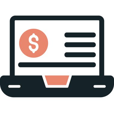 Eğilim biçimi izole edilmiş arka planda mali simge 