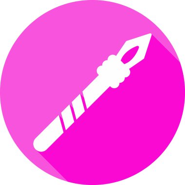 Mızrak simgesi vektör illüstrasyonu