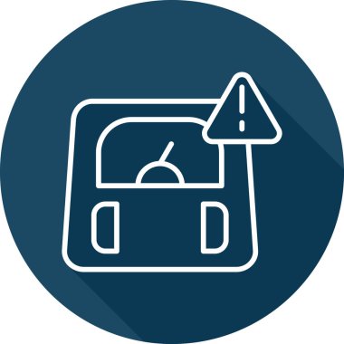 Obezite. Web simgesi basit tasarım   