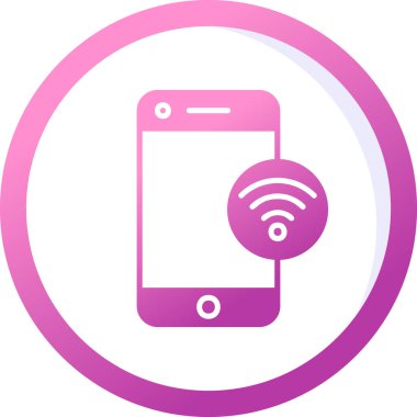 wifi vektör simgesi modern basit illüstrasyon 